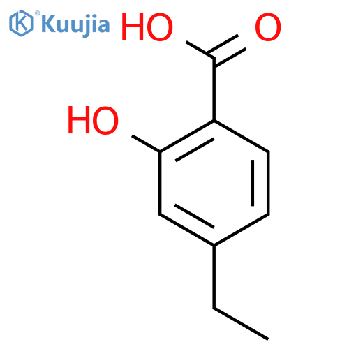 4-ethyl-2-hydroxybenzoic acid structure