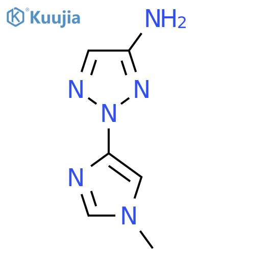 2-(1-methyl-1H-imidazol-4-yl)-2H-1,2,3-triazol-4-amine structure