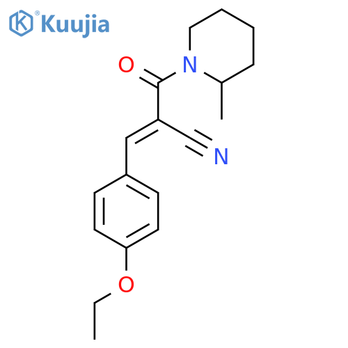 α-[(4-Ethoxyphenyl)methylene]-2-methyl-β-oxo-1-piperidinepropanenitrile structure