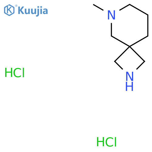 6-Methyl-2,6-diazaspiro[3.5]nonane dihydrochloride structure