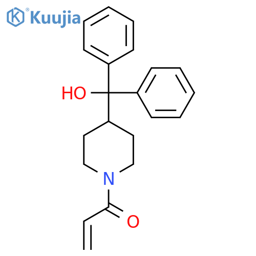 1-[4-(Hydroxydiphenylmethyl)-1-piperidinyl]-2-propen-1-one structure
