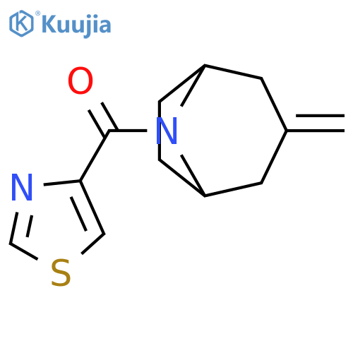 3-methylidene-8-(1,3-thiazole-4-carbonyl)-8-azabicyclo3.2.1octane structure