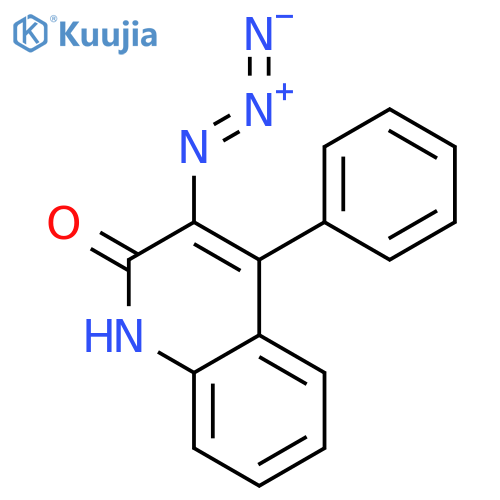 2(1H)-Quinolinone, 3-azido-4-phenyl- structure
