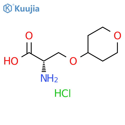 (2S)-2-amino-3-tetrahydropyran-4-yloxy-propanoic acid;hydrochloride structure