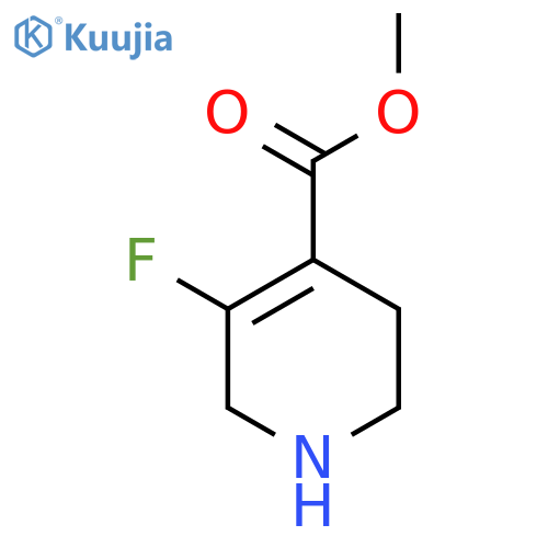 Methyl 5-fluoro-1,2,3,6-tetrahydropyridine-4-carboxylate structure