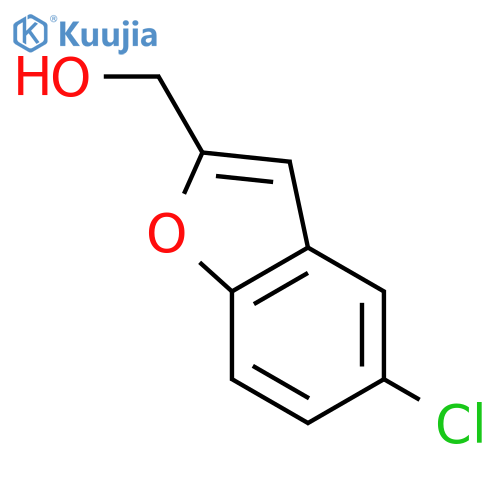 (5-Chlorobenzofuran-2-yl)methanol structure