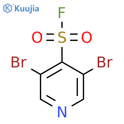 3,5-Dibromopyridine-4-sulfonyl fluoride structure