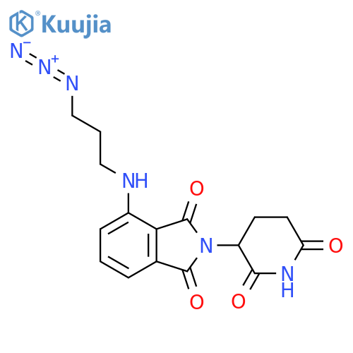 4-(3-Azidopropylamino)-2-(2,6-dioxopiperidin-3-yl)isoindole-1,3-dione structure