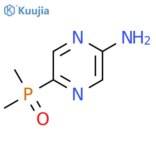 (5-Aminopyrazin-2-yl)dimethylphosphine oxide structure