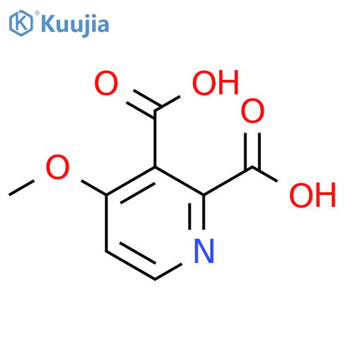 4-methoxypyridine-2,3-dicarboxylic acid structure