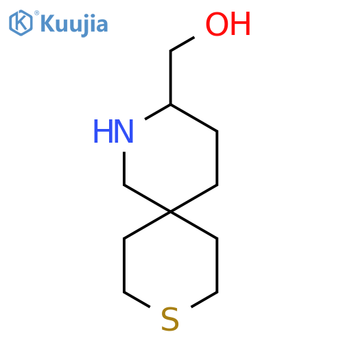 {9-Thia-2-azaspiro[5.5]undecan-3-yl}methanol structure