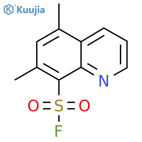 5,7-Dimethylquinoline-8-sulfonyl fluoride structure