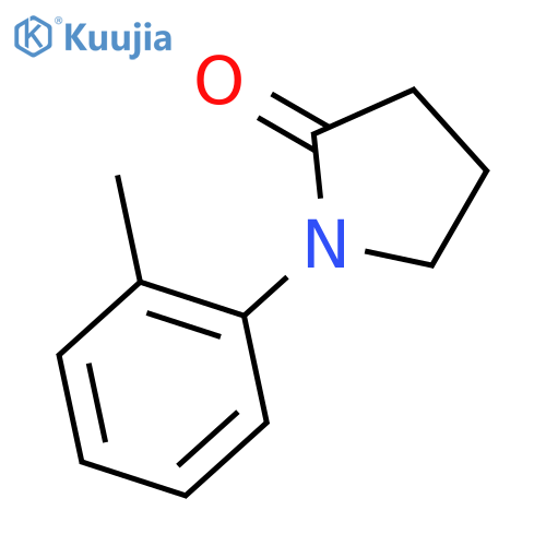 2-Pyrrolidinone,1-(2-methylphenyl)- structure