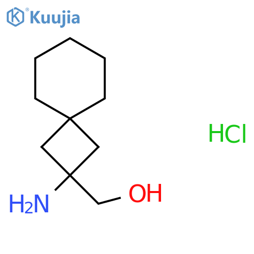{2-Aminospiro[3.5]nonan-2-yl}methanol hydrochloride structure