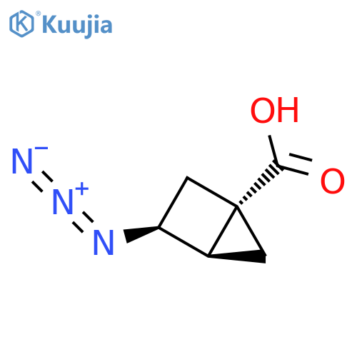 (1S,3S,4R)-3-Azidobicyclo[2.1.0]pentane-1-carboxylic acid structure