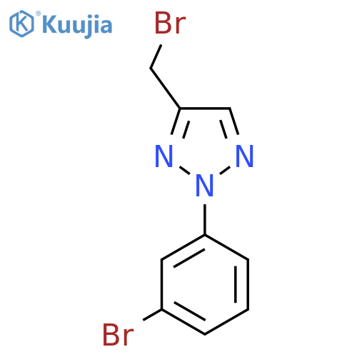 4-(Bromomethyl)-2-(3-bromophenyl)triazole structure