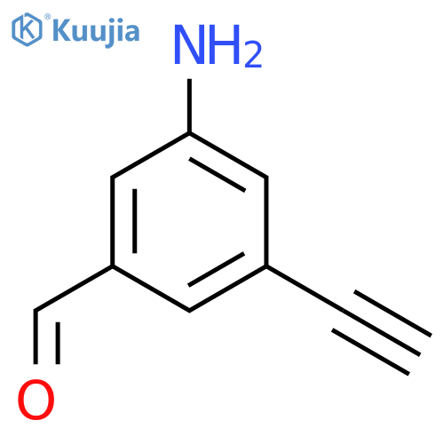 3-Amino-5-ethynylbenzaldehyde structure