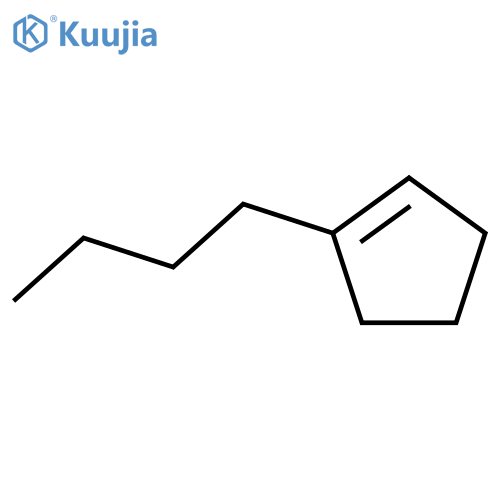 Cyclopentene, 1-butyl- structure