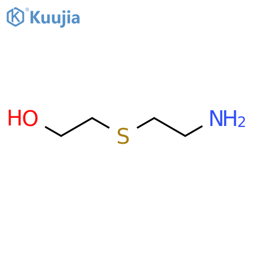 2-(2-aminoethyl)sulfanylethan-1-ol structure