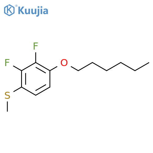 (2,3-Difluoro-4-(hexyloxy)phenyl)(methyl)sulfane structure