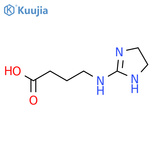 Butanoic acid,4-[(4,5-dihydro-1H-imidazol-2-yl)amino]- structure