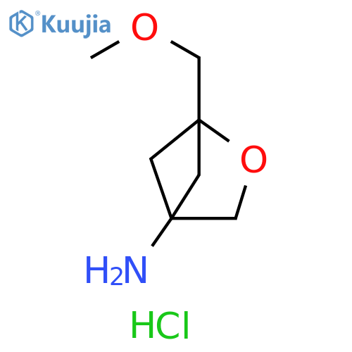 1-(methoxymethyl)-2-oxabicyclo2.1.1hexan-4-amine hydrochloride structure