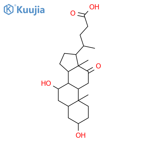 Cholan-24-oic acid,3,7-dihydroxy-12-oxo-, (3a,5b,7a)- structure