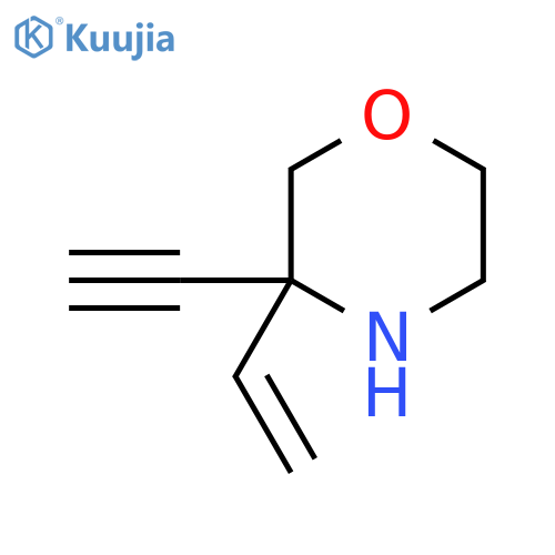 3-Ethenyl-3-ethynylmorpholine structure