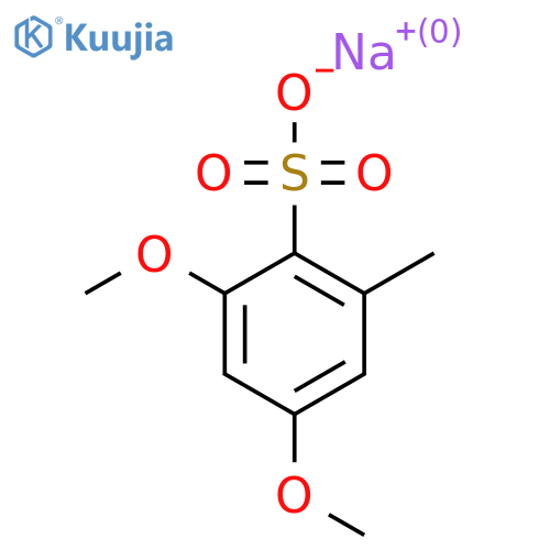 Sodium;2,4-dimethoxy-6-methylbenzenesulfonate structure