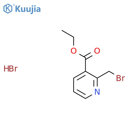2-Bromomethyl-nicotinic acid ethyl ester; hydrobromide structure