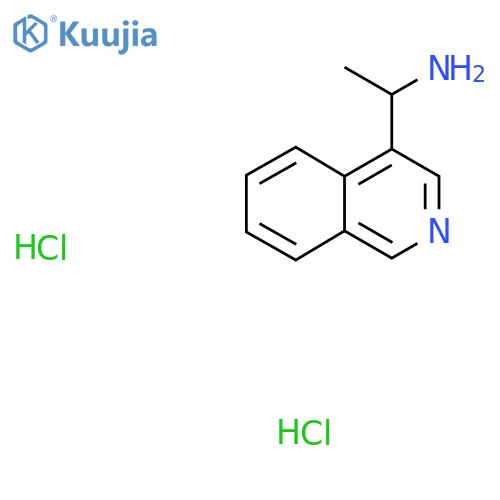 1-(isoquinolin-4-yl)ethan-1-amine dihydrochloride structure