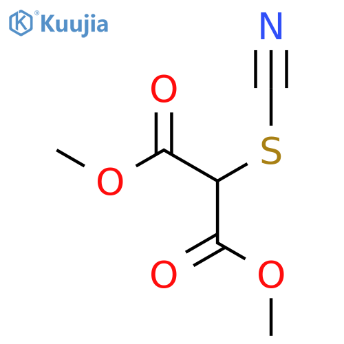 Dimethyl 2-thiocyanatomalonate structure