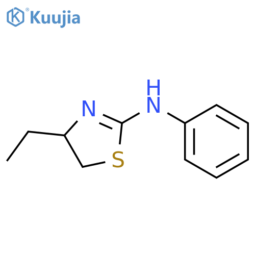 4-ethyl-N-phenyl-4,5-dihydro-1,3-thiazol-2-amine structure