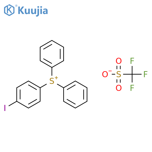 (4-IODOPHENYL)DIPHENYLSULFONIUM TRIFLATE structure