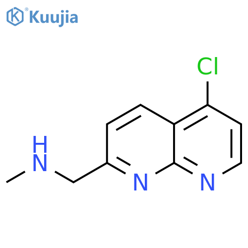 1-(5-Chloro-1,8-naphthyridin-2-yl)-N-methylmethanamine structure