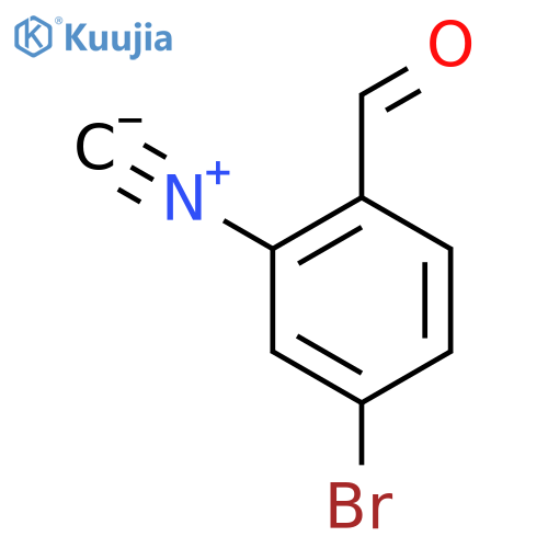 4-Bromo-2-isocyanobenzaldehyde structure
