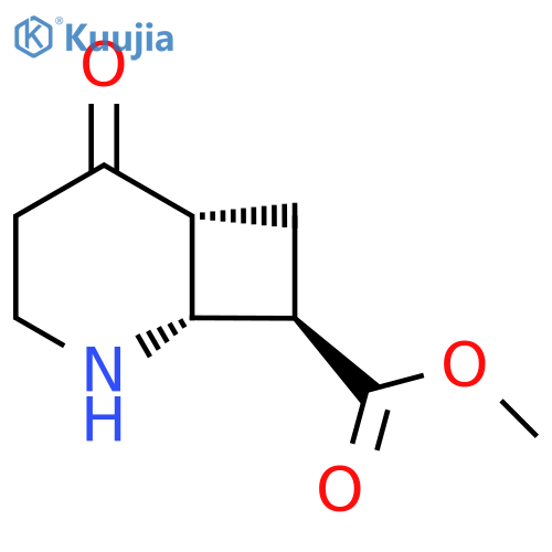 rac-methyl (1R,6R,8R)-5-oxo-2-azabicyclo4.2.0octane-8-carboxylate structure