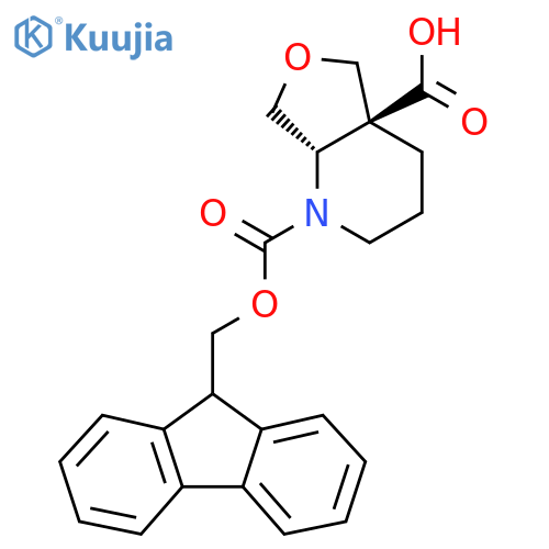 rac-(4aR,7aR)-1-{(9H-fluoren-9-yl)methoxycarbonyl}-octahydrofuro3,4-bpyridine-4a-carboxylic acid structure