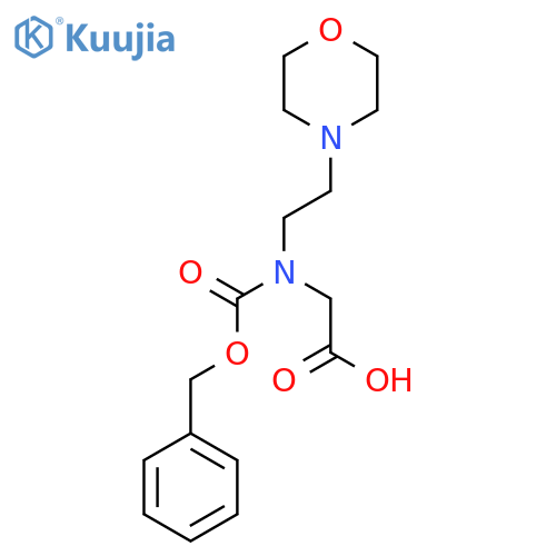 2-{(benzyloxy)carbonyl2-(morpholin-4-yl)ethylamino}acetic acid structure