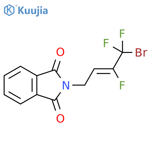 (Z)-2-(4-Bromo-3,4,4-trifluorobut-2-en-1-yl)isoindoline-1,3-dione structure