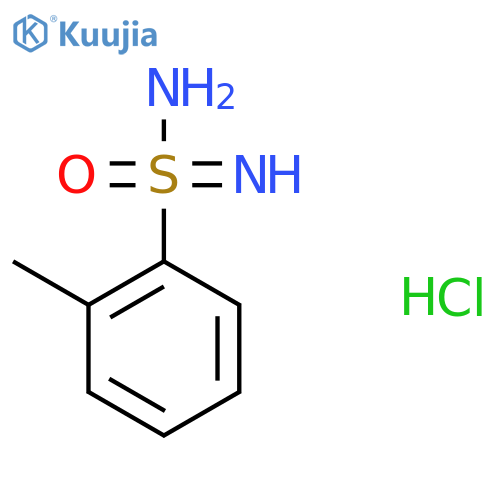 2-Methylbenzene-1-sulfonoimidamide hydrochloride structure
