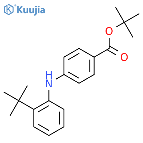 Tert-butyl 4-[(2-tert-butylphenyl)amino]benzoate structure