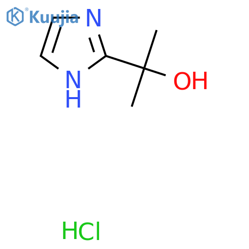 2-(1H-imidazol-2-yl)propan-2-ol hydrochloride structure