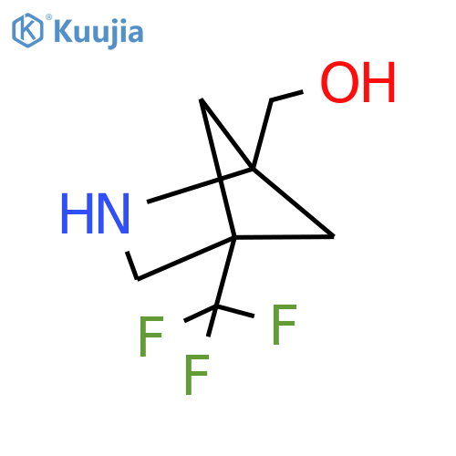 4-(trifluoromethyl)-2-azabicyclo2.1.1hexan-1-ylmethanol structure