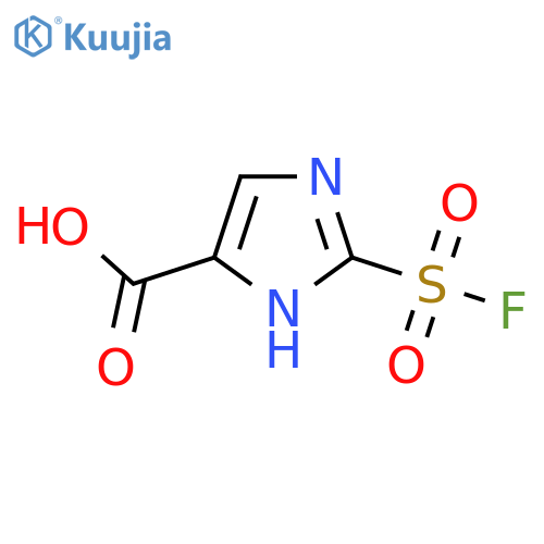 2-(fluorosulfonyl)-1H-imidazole-4-carboxylic acid structure