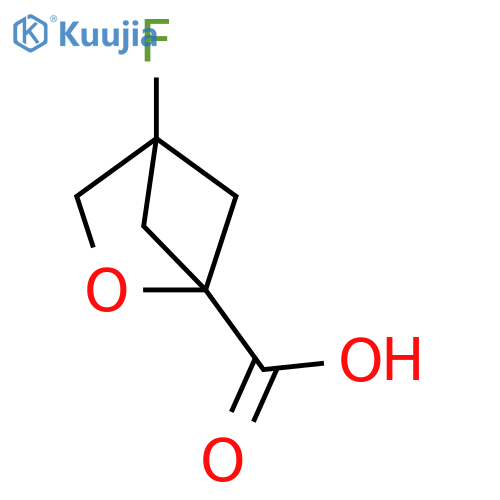 4-fluoro-2-oxabicyclo2.1.1hexane-1-carboxylic acid structure