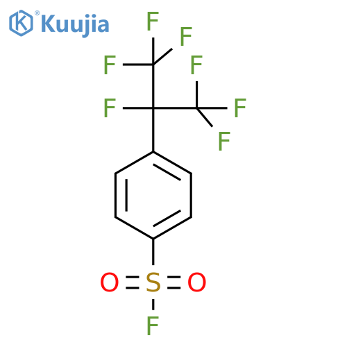 4-(Heptafluoropropan-2-yl)benzene-1-sulfonyl fluoride structure