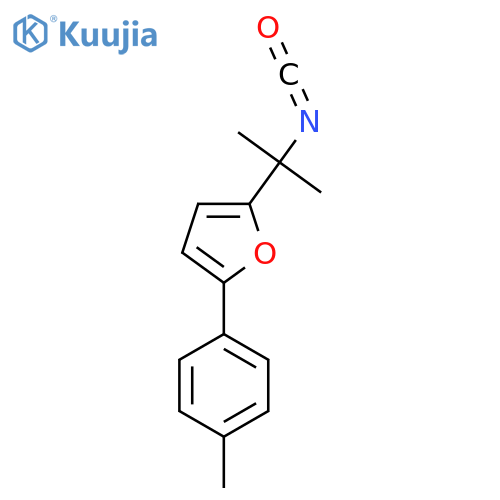 2-(2-isocyanatopropan-2-yl)-5-(4-methylphenyl)furan structure