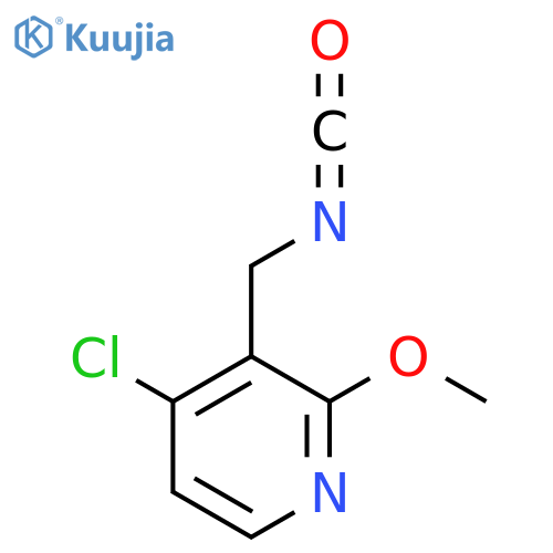 4-chloro-3-(isocyanatomethyl)-2-methoxypyridine structure