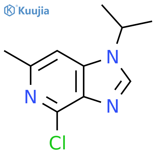 4-chloro-1-isopropyl-6-methyl-imidazo[4,5-c]pyridine structure